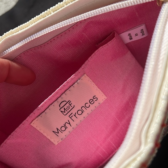 Mary Frances Crossbody bag beaded rhinestones handbag clutch castle - Picture 11 of 16